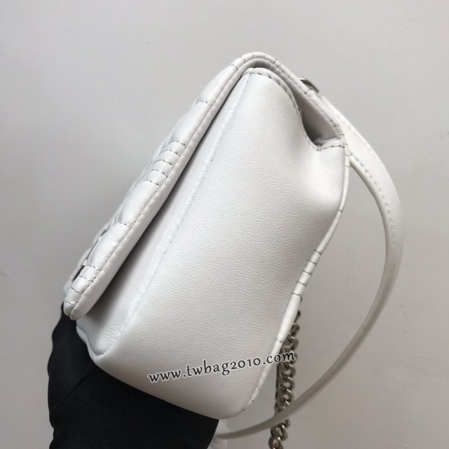 Burberry專門店新款羊皮小號TB蘿拉包 巴寶莉絎縫品牌格紋鏈條單肩挎背女包 yxb1539